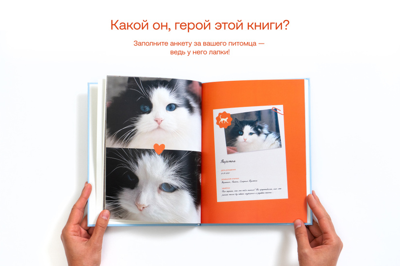 Фотокнига о питомце «Петбук»